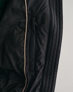 Mid Length Down Jacket - Ebony Black