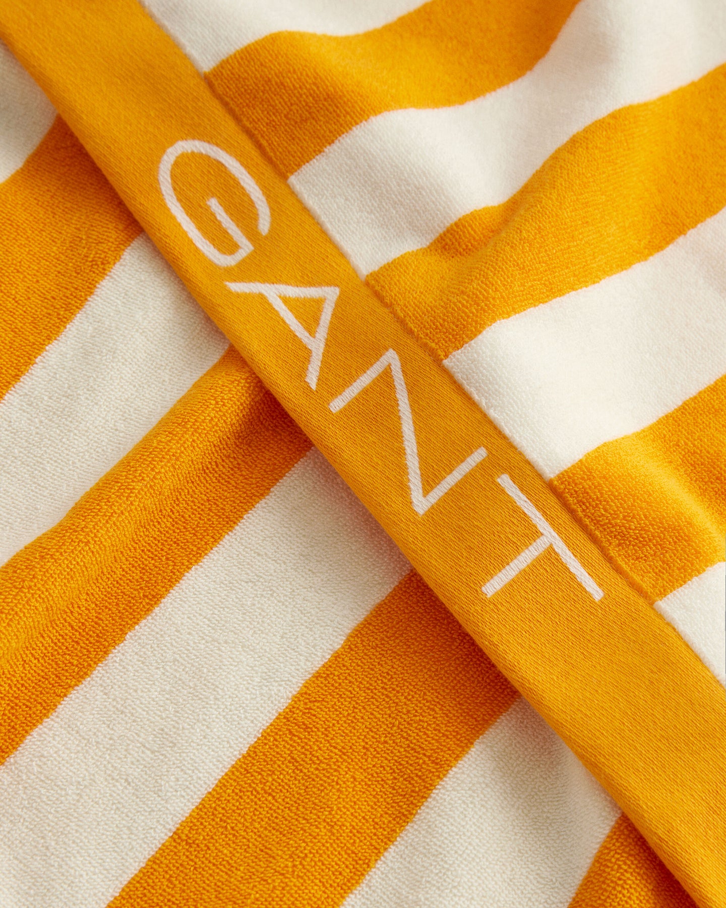 Block Stripe Beach Towel - Medal Yellow
