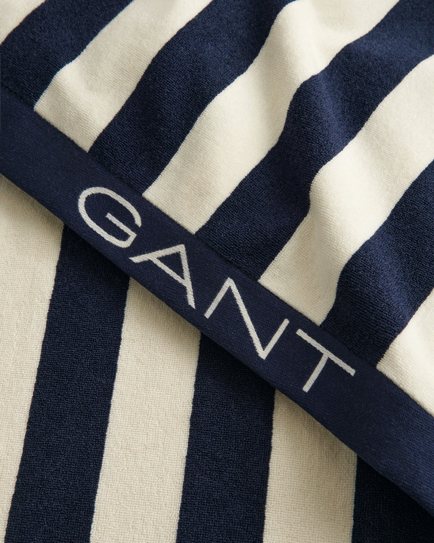 Block Stripe Beach Towel - Evening Blue