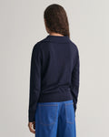 Fine Knit Rugger - Evening Blue