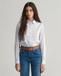 Reg Poplin Striped Shirt - Light Blue
