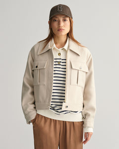 Textured Jacket - Soft Oat