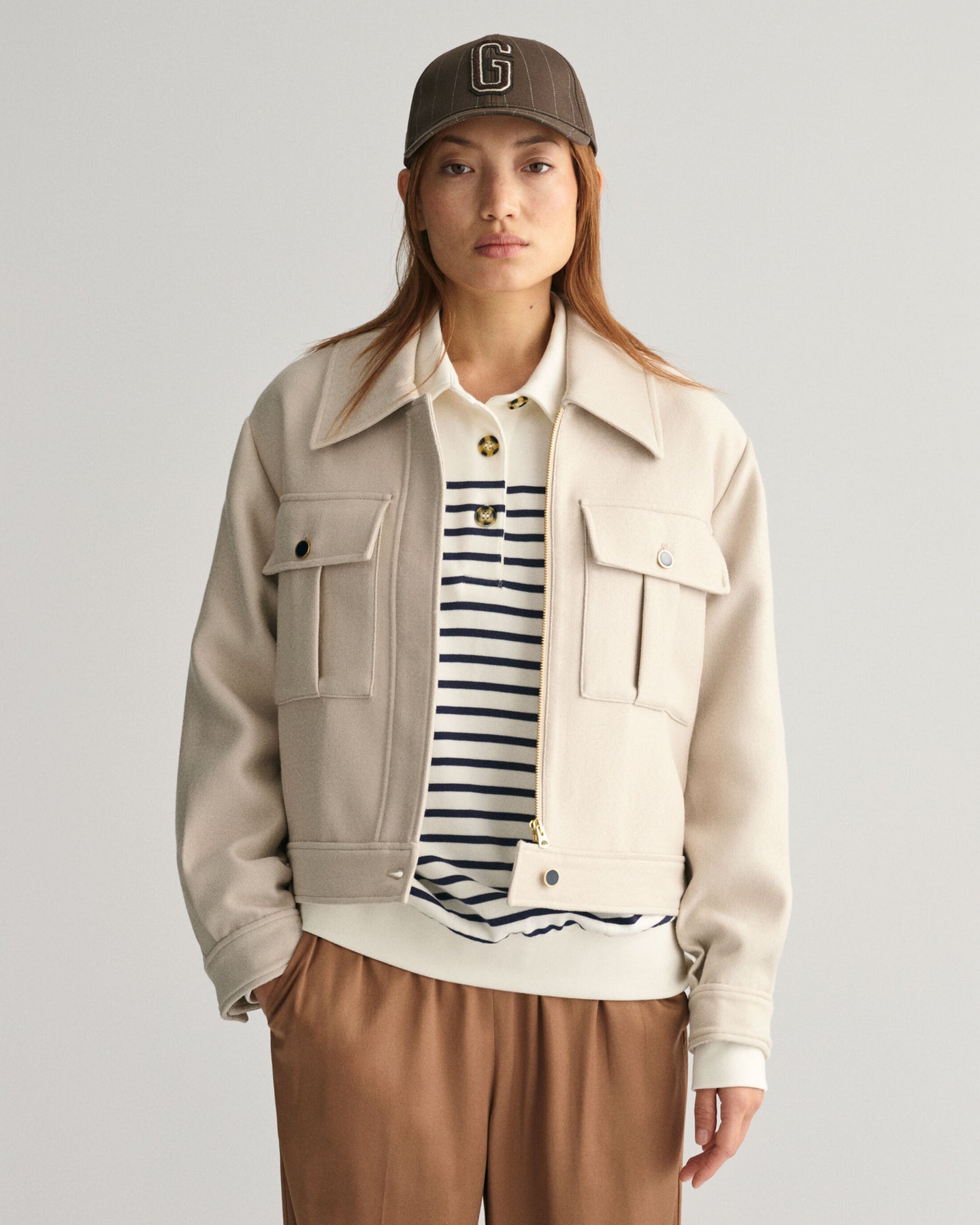 Textured Jacket - Soft Oat
