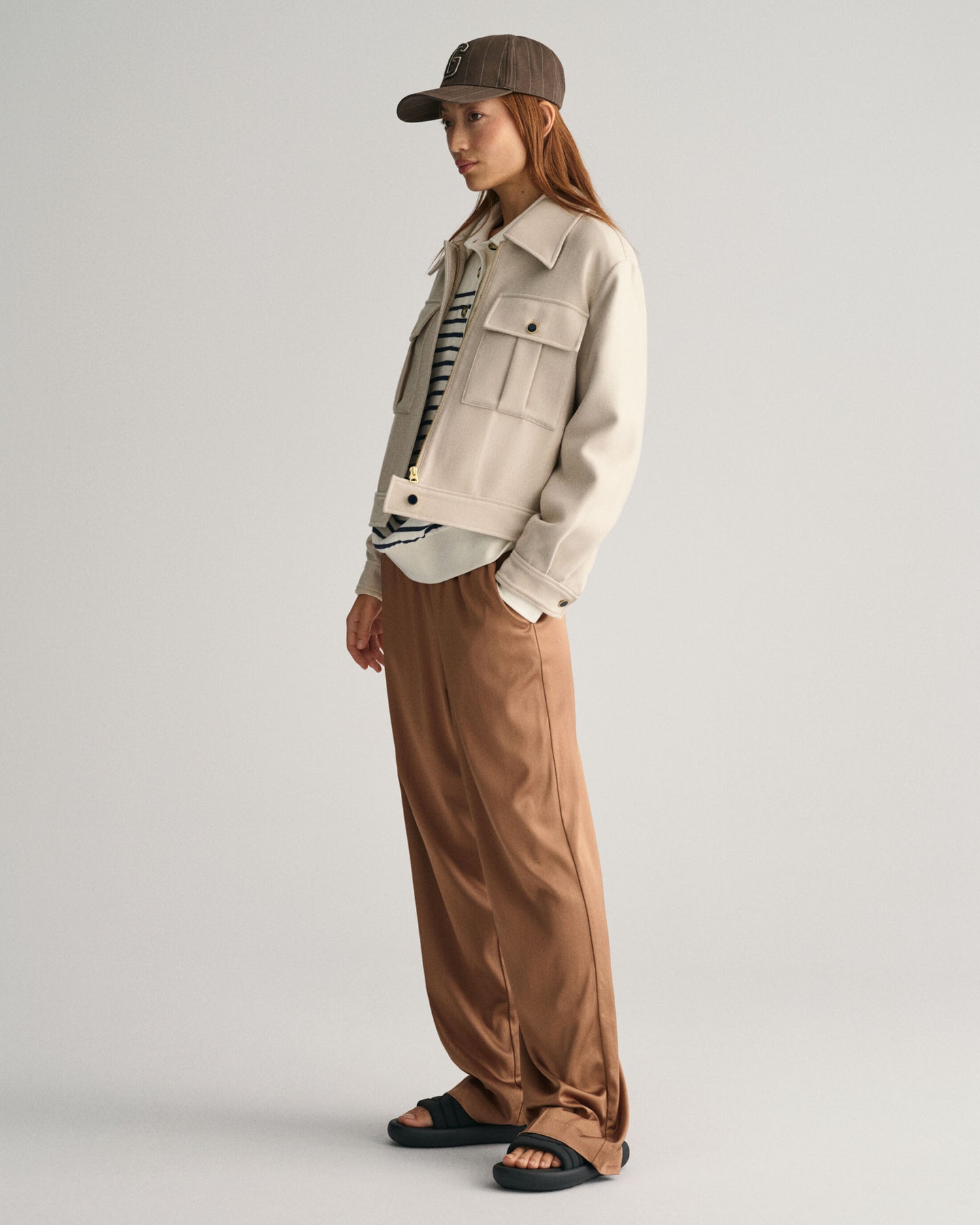 Textured Jacket - Soft Oat
