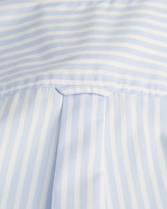 Reg Poplin Striped Shirt - Light Blue