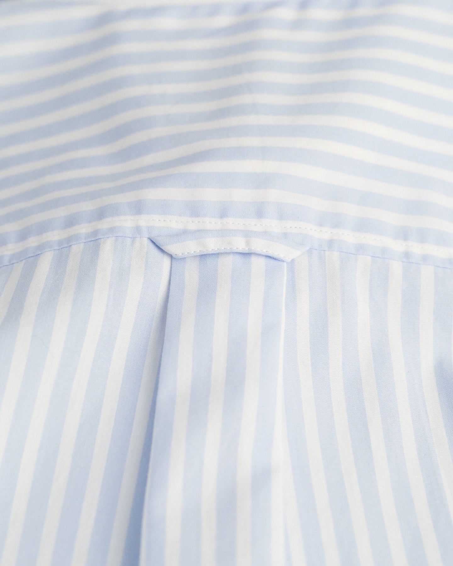 Reg Poplin Striped Shirt - Light Blue