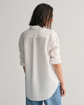 Relaxed Linen Shirt - White