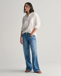 Relaxed Linen Shirt - White
