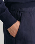Rel Linen Blend Pull On Shorts - Evening Blue