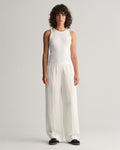Rel Linen Blend Pull On Pants - Eggshell