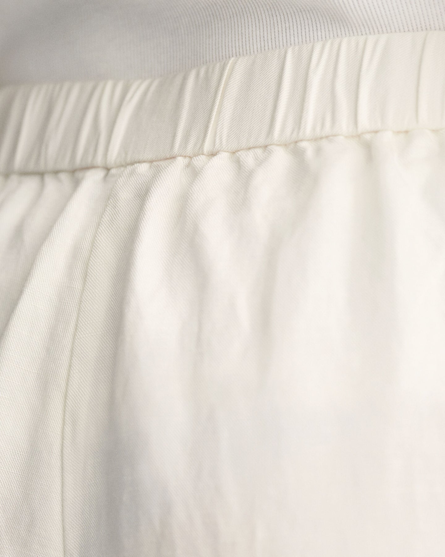 Rel Linen Blend Pull On Pants - Eggshell