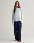 Reg Linen Chambray Shirt - Light Blue