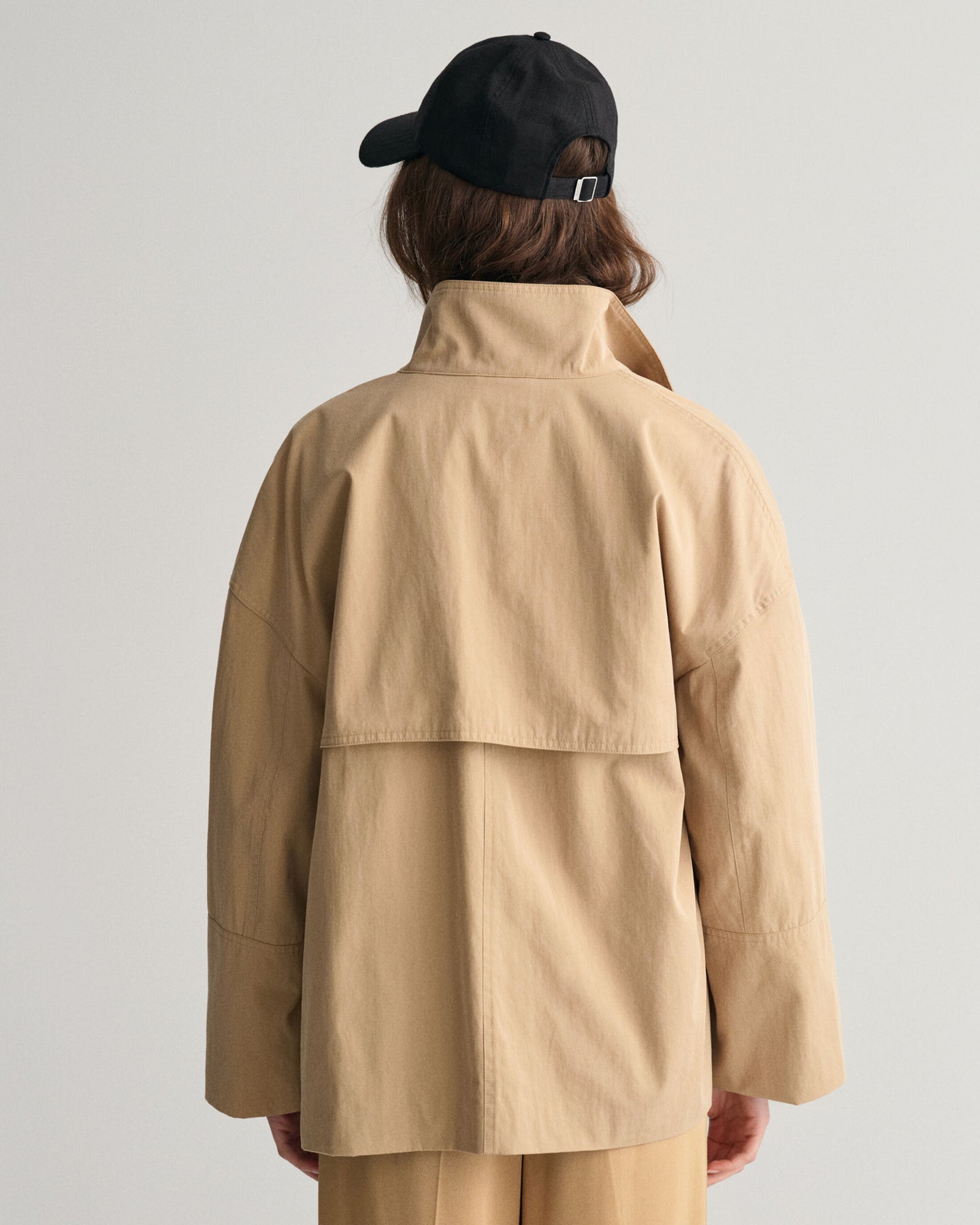Mid Length Trench Jacket - Dark Khaki