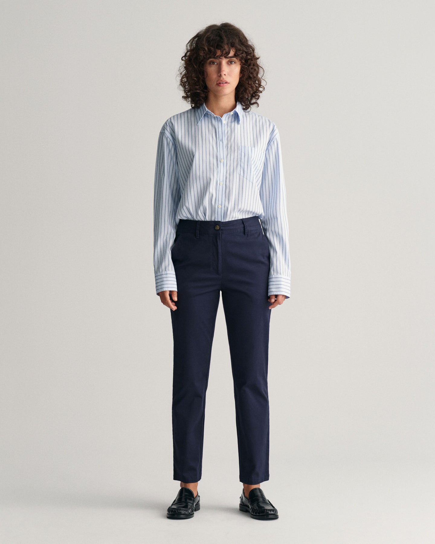 Slim Chinos - Evening Blue