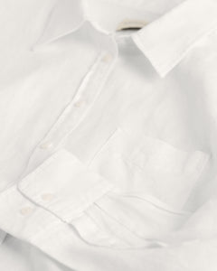 Relaxed Linen Shirt - White