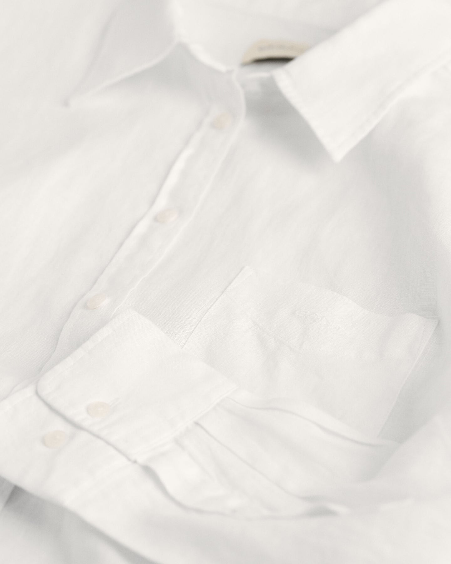Relaxed Linen Shirt - White