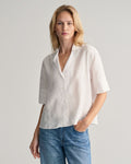 Rel Ss Linen Shirt - White