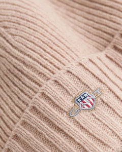 Shield Wool Beanie - Unisex - Dry Sand