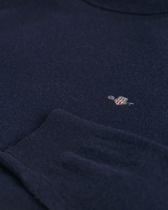 Extrafine Lambswool Rollneck - Evening Blue