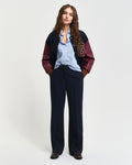 Slim Flare Slack - Evening Blue
