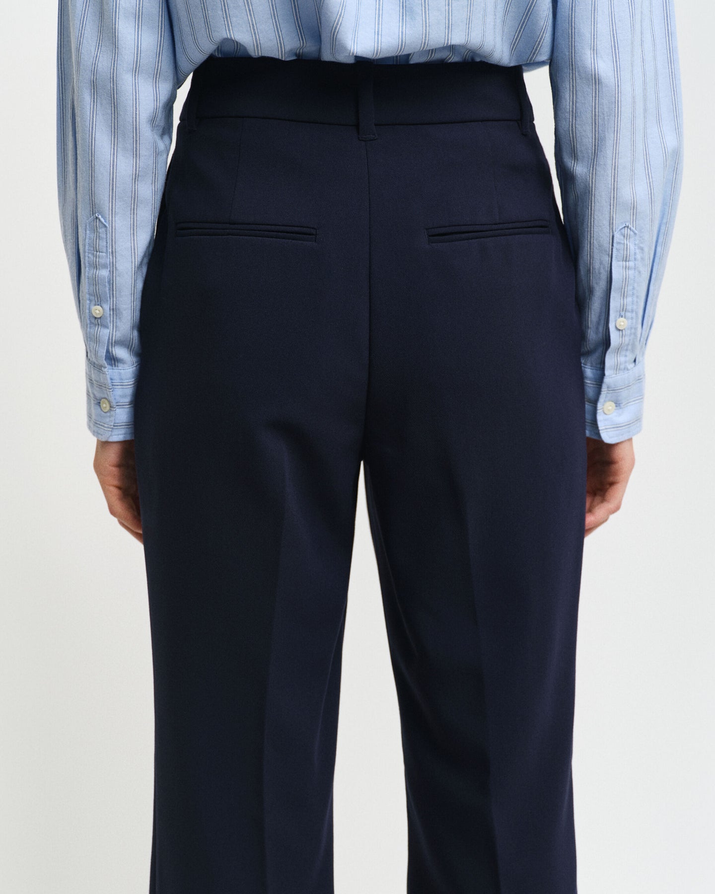 Slim Flare Slack - Evening Blue