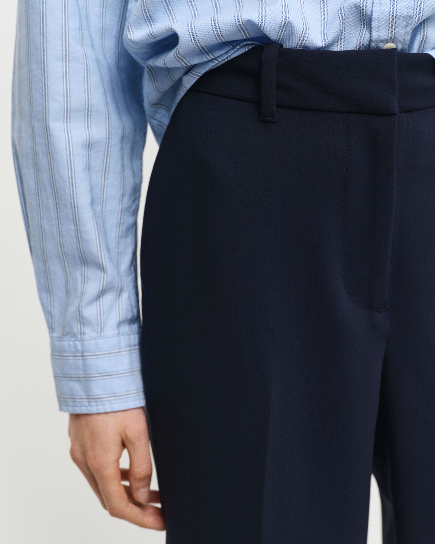 Slim Flare Slack - Evening Blue