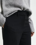 Slim Flare Slack - Svart