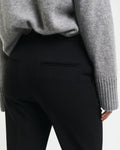 Slim Flare Slack - Svart