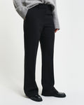 Slim Flare Slack - Svart