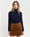 Extrafine Lambswool Rollneck - Evening Blue