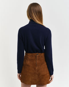 Extrafine Lambswool Rollneck - Evening Blue
