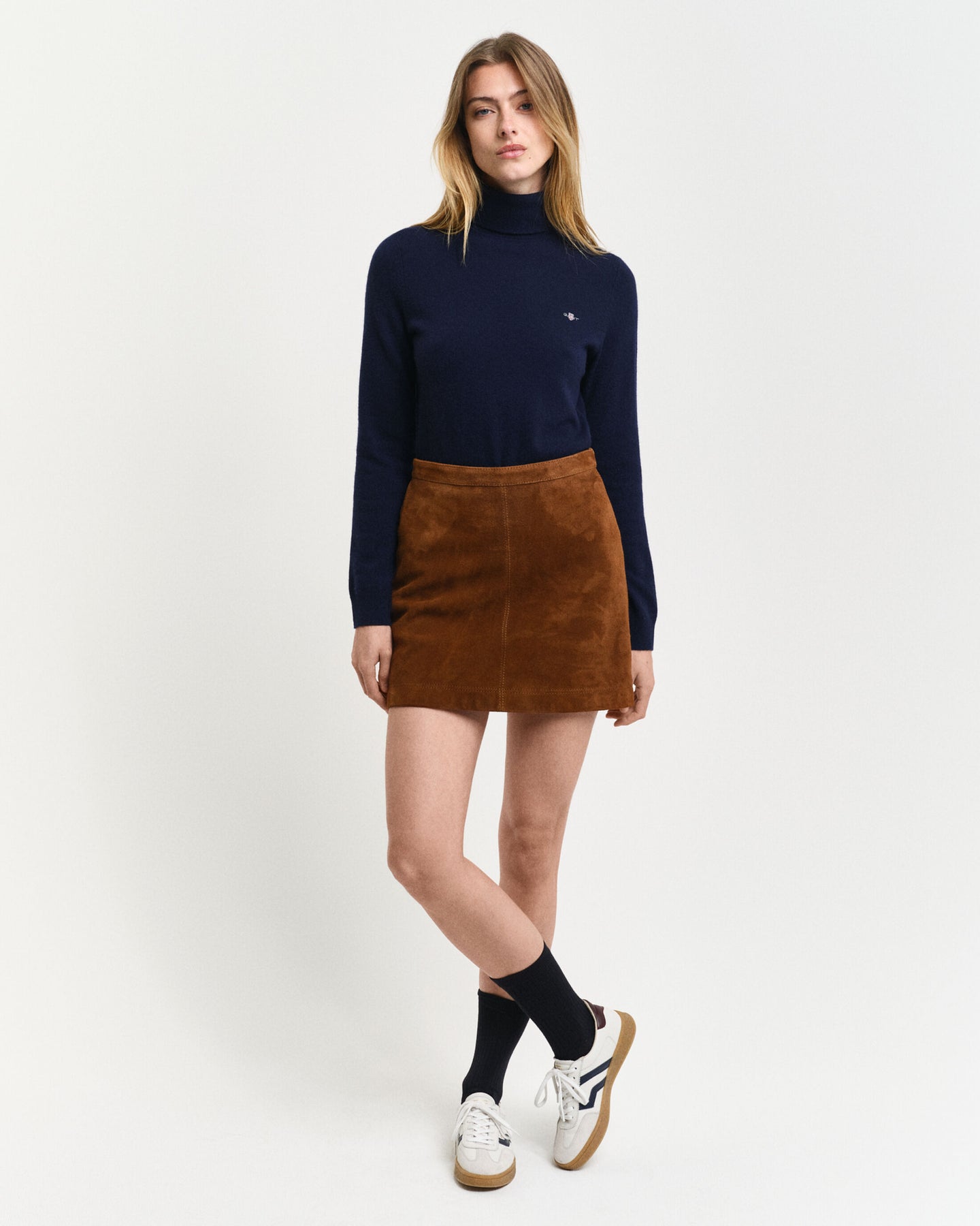 Extrafine Lambswool Rollneck - Evening Blue