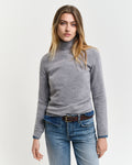 Extrafine Lambswool Rollneck - Grey Melange