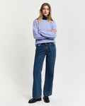 Superfine Lambswool C-Neck - Clear Sky
