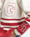 Gant Varsity Kofta - Cream