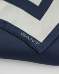 Randig Sidenscarf - Evening Blue
