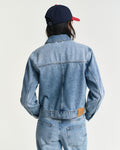 Denimjacka - Mid Blue Broken In