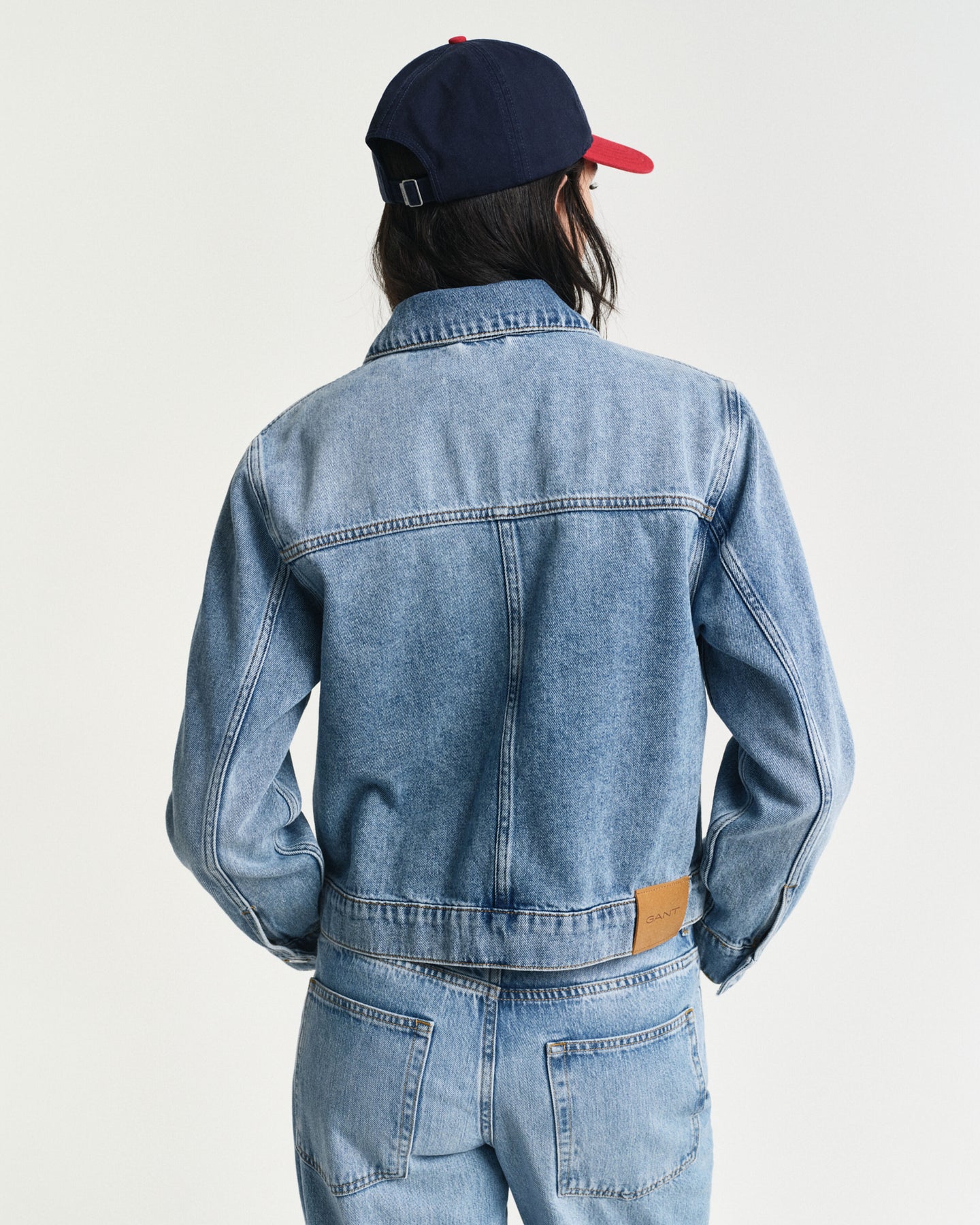 Denimjacka - Mid Blue Broken In