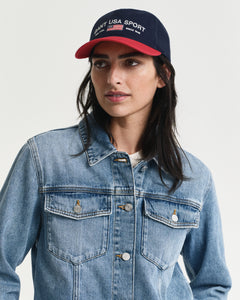 Denim Jacket - Mid Blue Broken In