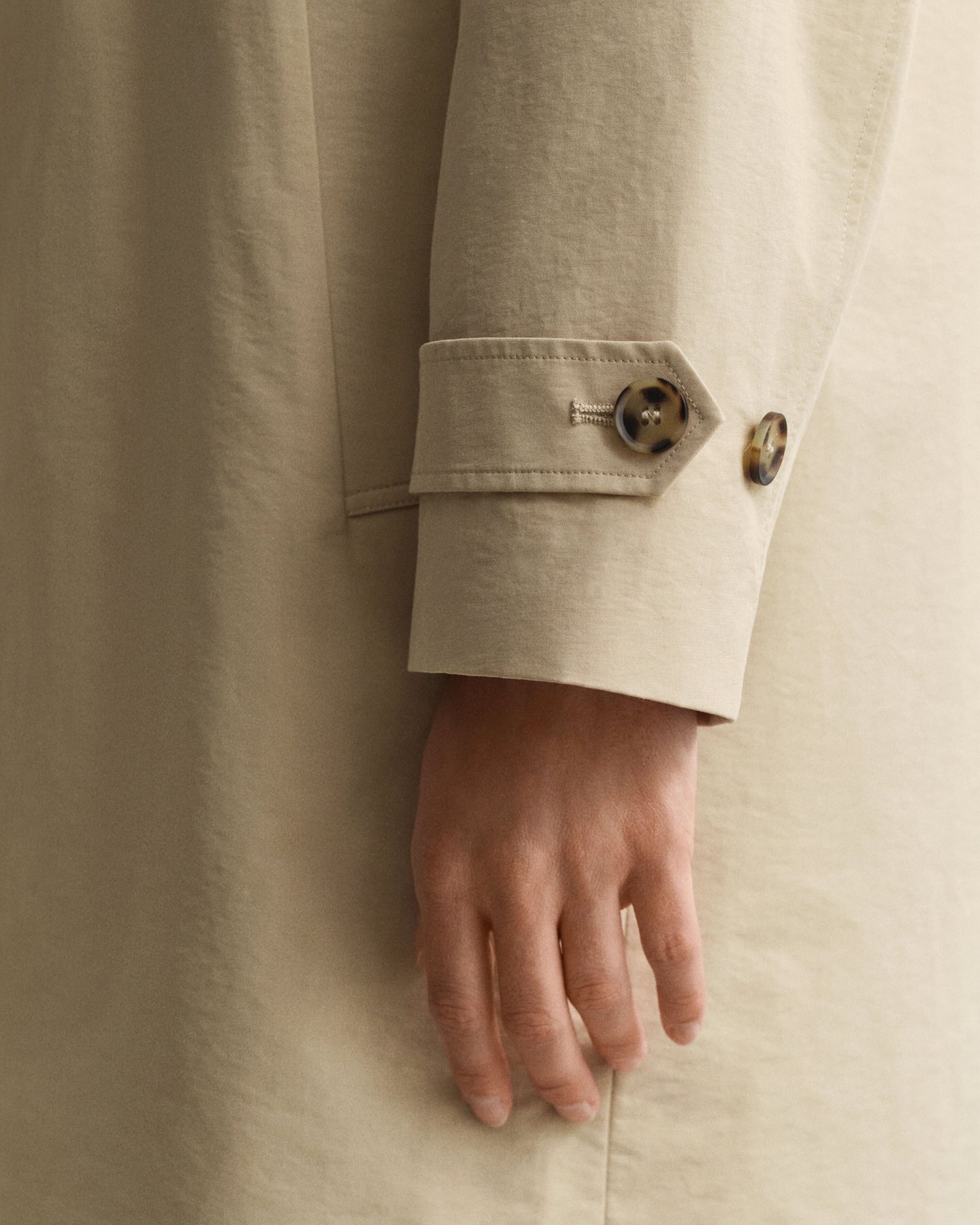 Car Coat - Oat Beige