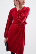 BrynnIW Goriel Wrap Dress - True Red