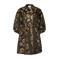 Pina Aya Wrap Dress - Gold Mix