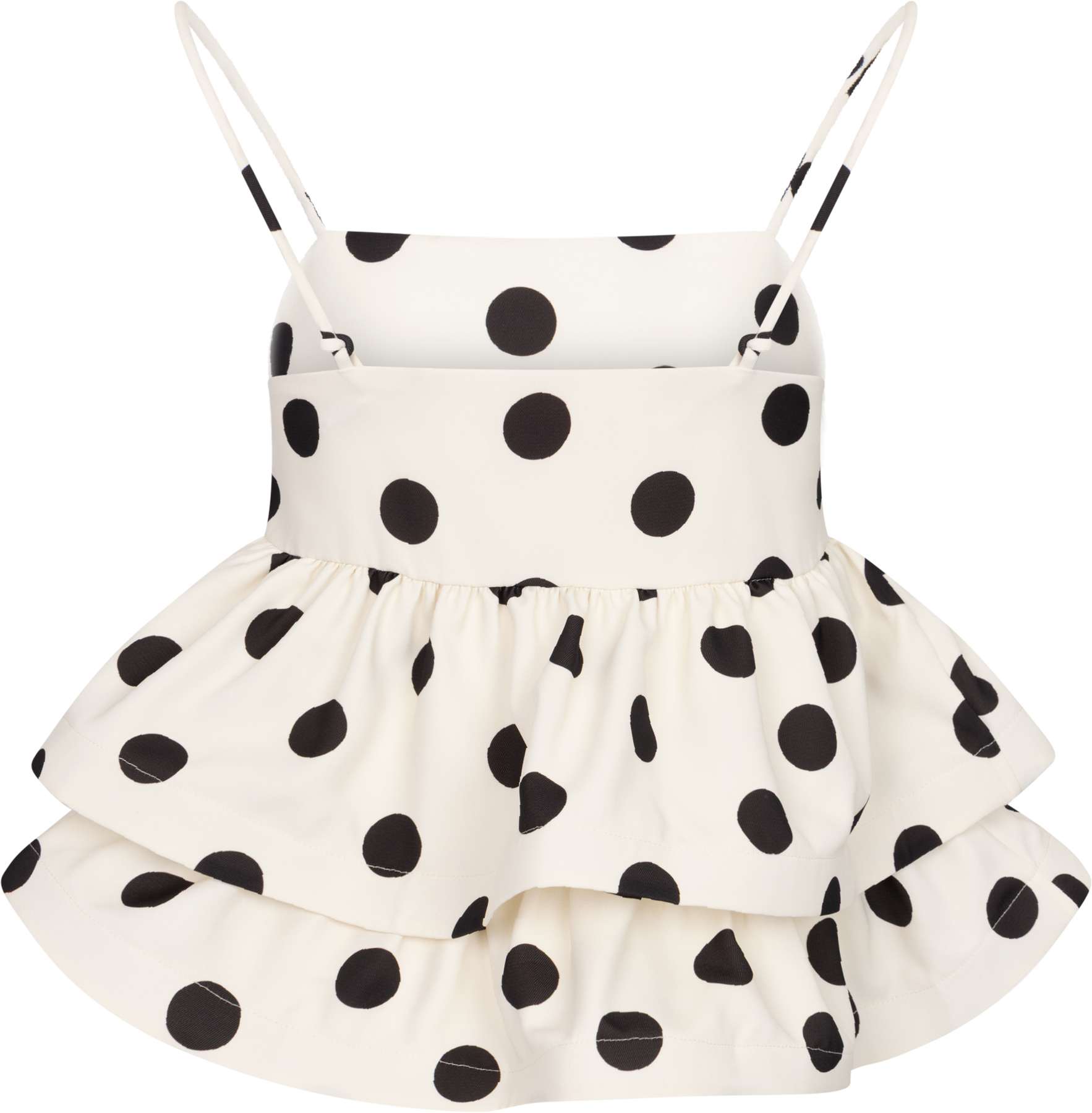 Josellecras Top - White Polka Grande