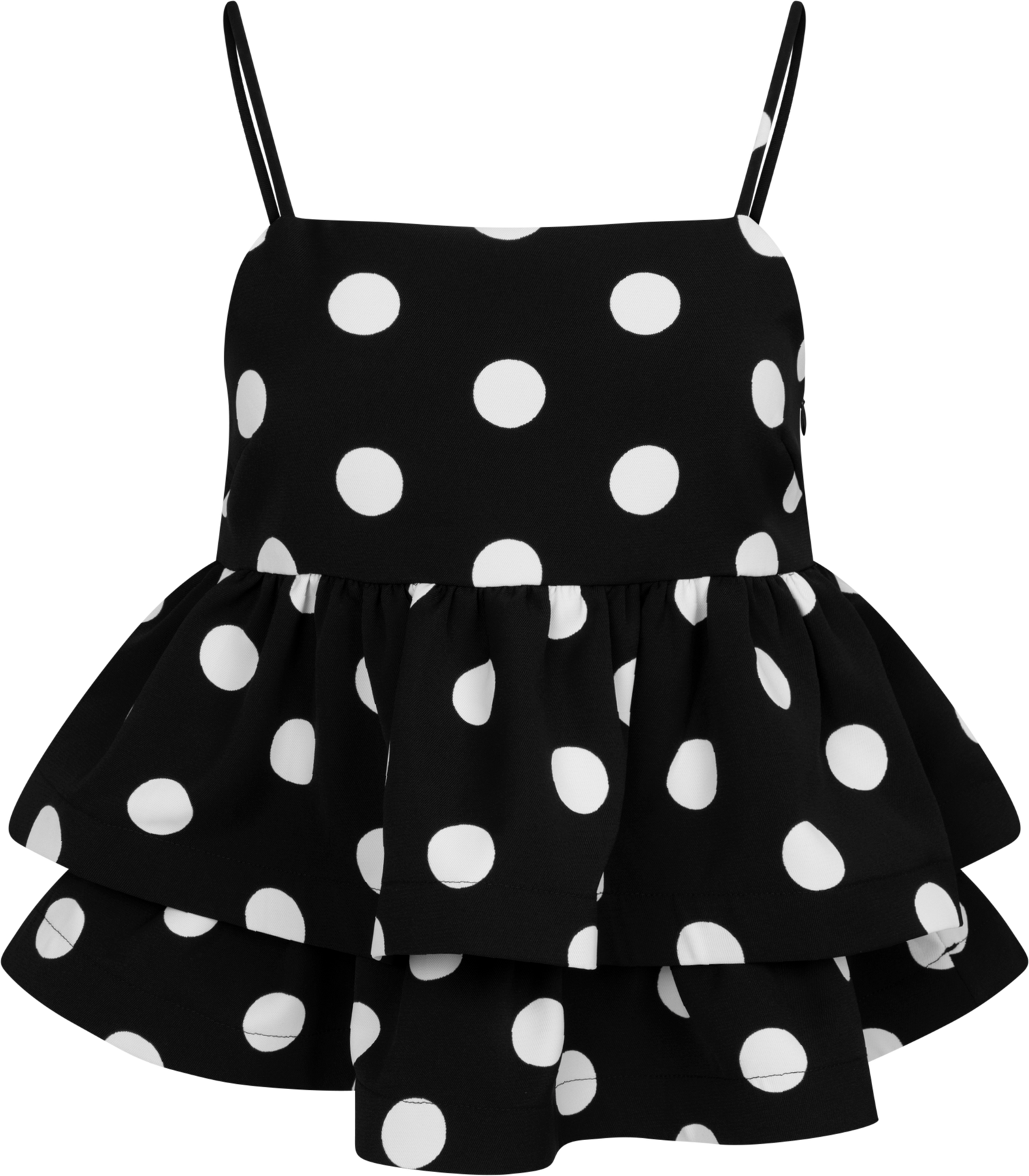 Josellecras Top - Black Polka Grande