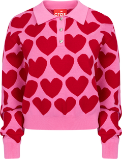 Lovemy Pullover - Pink Hearts