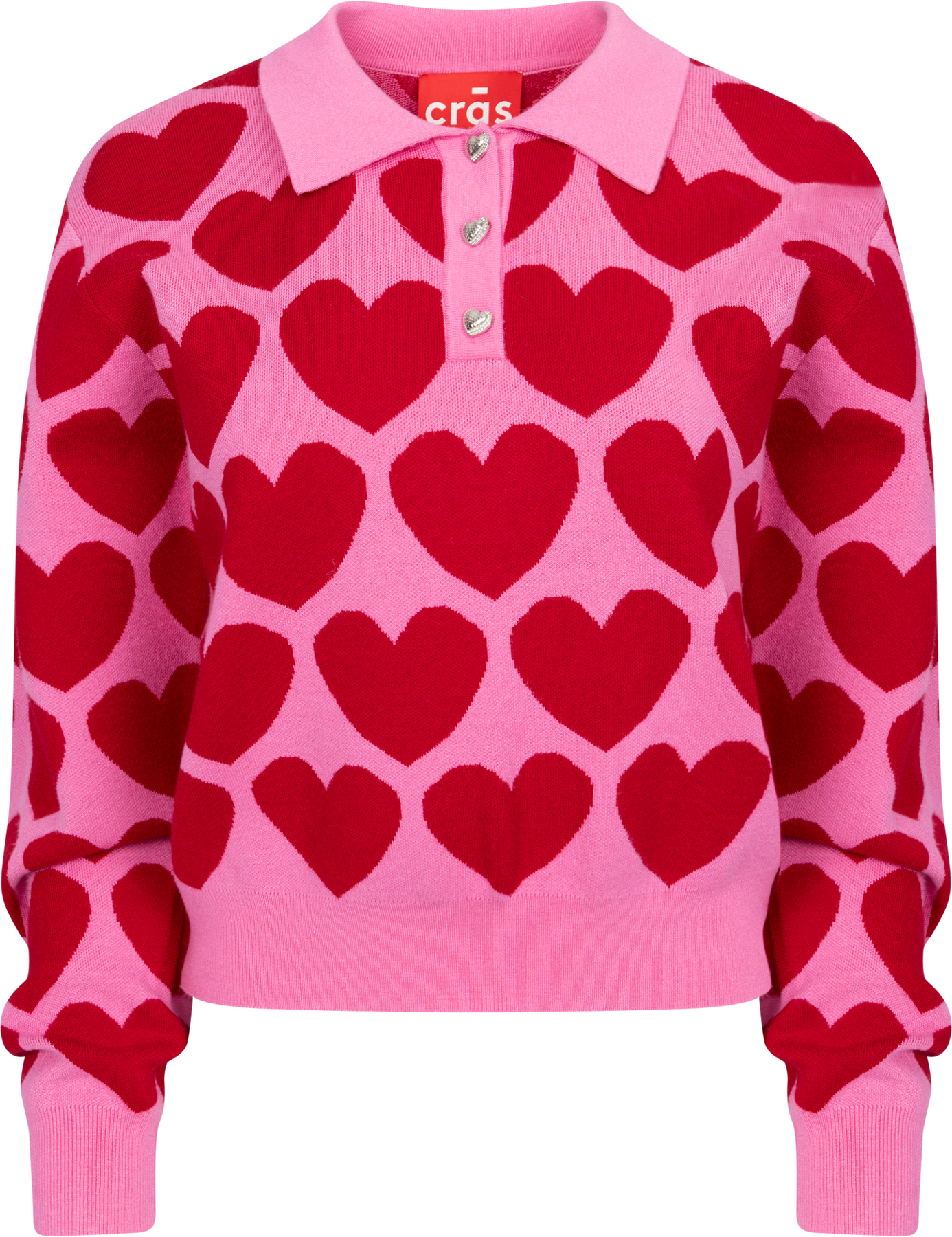 Lovemy Pullover - Pink Hearts