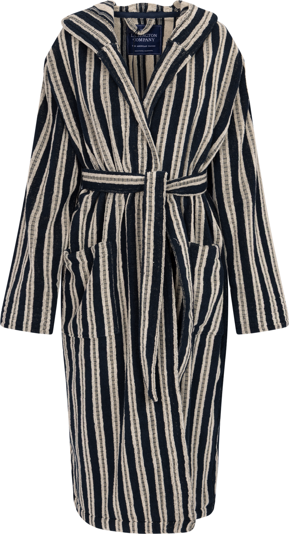 Quinn Unisex Morgonrock - Blackish Navy/ Lt Beige