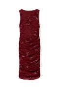 Lavinia Dress - Vinröd