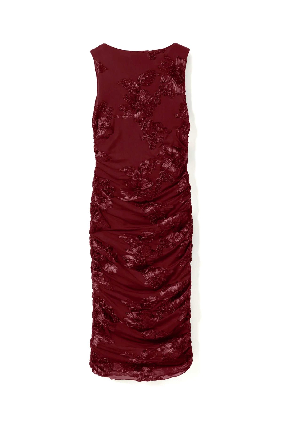 Lavinia Dress - Vinröd