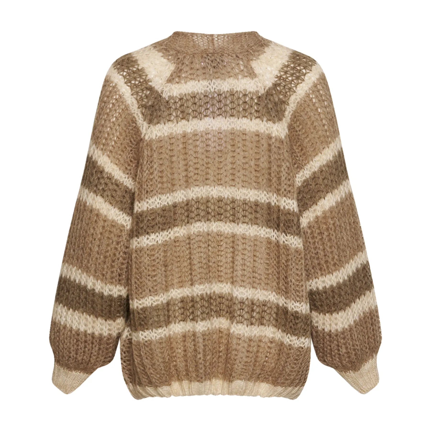 Vera Knit Cardigan - Brown/Camel/Sand